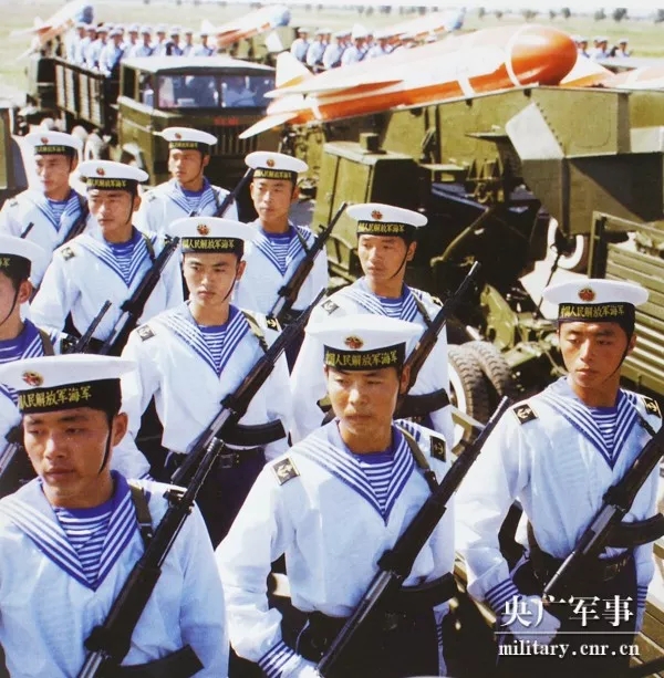 2009年阅兵式中的水兵方队，荣耀与力量的展现，2009年阅兵式中的水兵方队，荣耀与力量的交汇