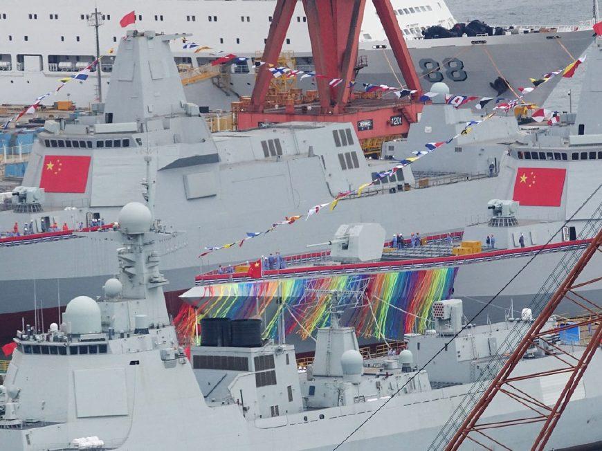 探索新纪元,055战舰第二批次下水,探索新纪元,055战舰第二批次下水启航