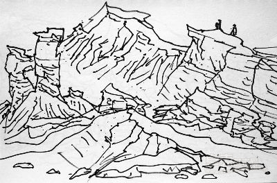 昆仑山简笔画涂色,领略自然之美与创意之魅,昆仑山简笔画涂色,自然之美与创意之魅的交融