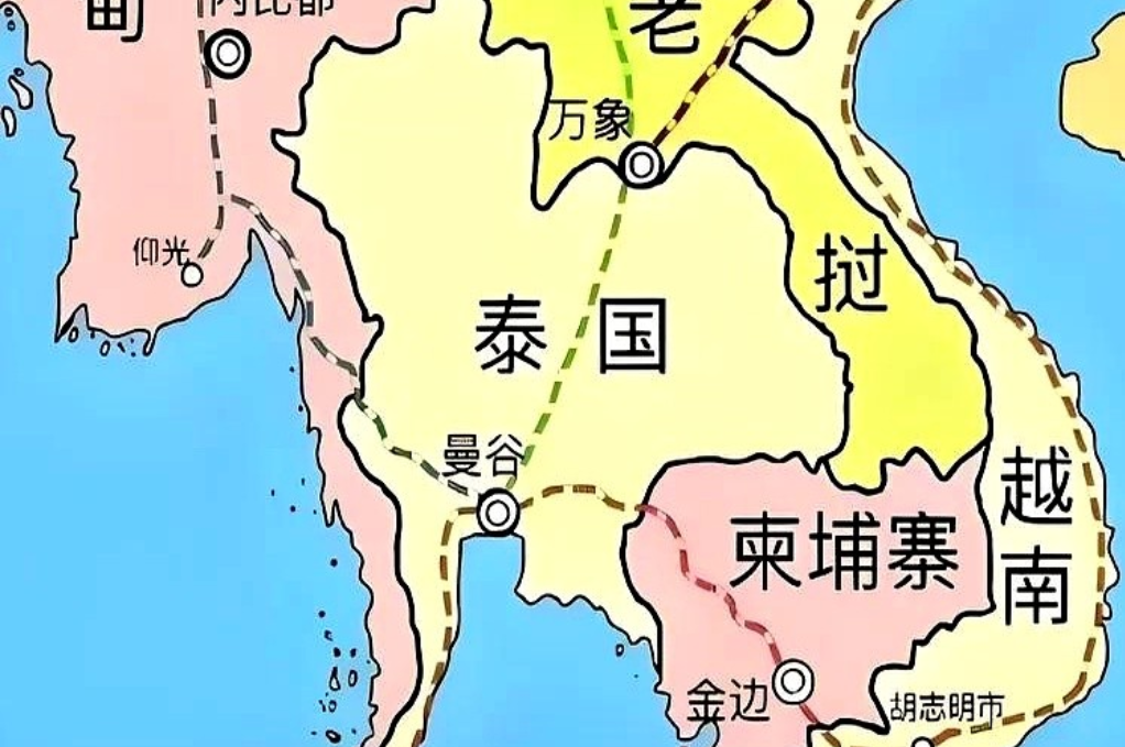 柬埔寨与缅甸之间的地理距离，近还是远？，柬埔寨与缅甸地理距离解析，近还是远？