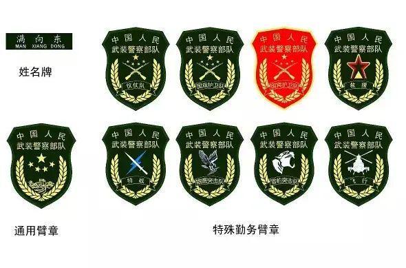 武警臂章21式，荣耀的象征与时代的印记，武警臂章21式，荣耀的象征，时代的印记