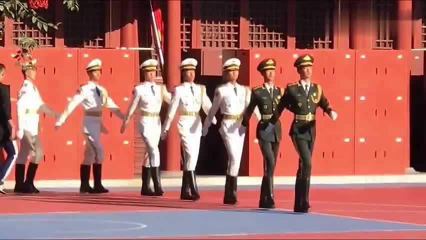 65式军装下的荣耀——三军仪仗队图片赏析，65式军装下的荣耀，三军仪仗队风采展示