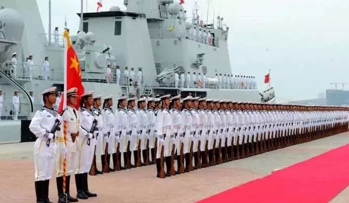 海军成立70周年海上阅兵