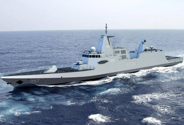 揭秘中国海军新宠，052B级驱逐舰的排水量，揭秘，中国海军新宠052B级驱逐舰排水量揭晓