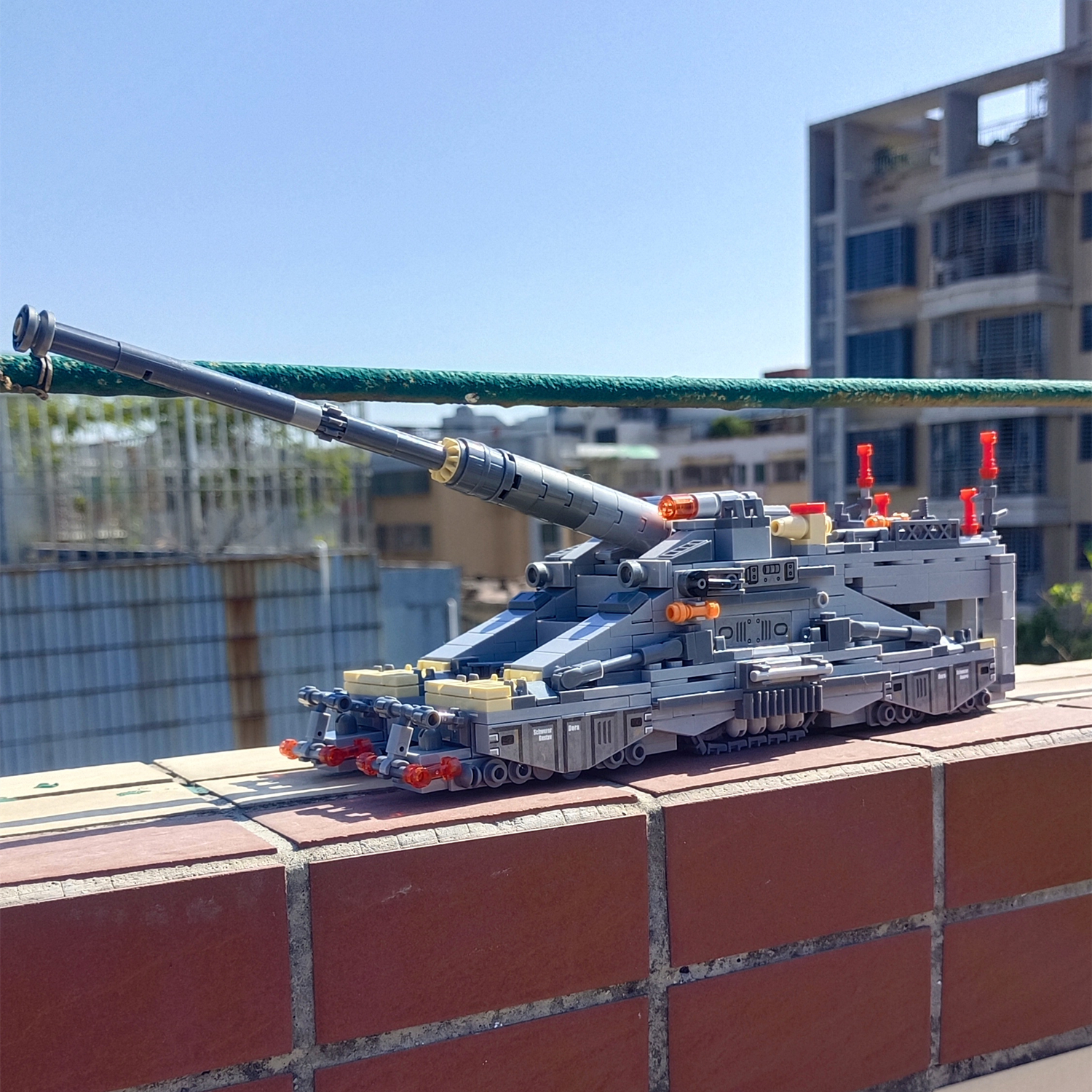 古斯塔夫巨炮乐高模型，历史与工艺的完美结合，古斯塔夫巨炮乐高模型，历史与工艺的巅峰之作