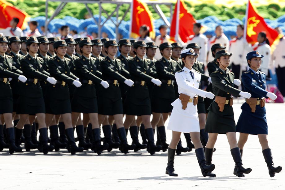 女兵部队阅兵，展现力量与荣耀的时刻，女兵部队阅兵，力量与荣耀的展现