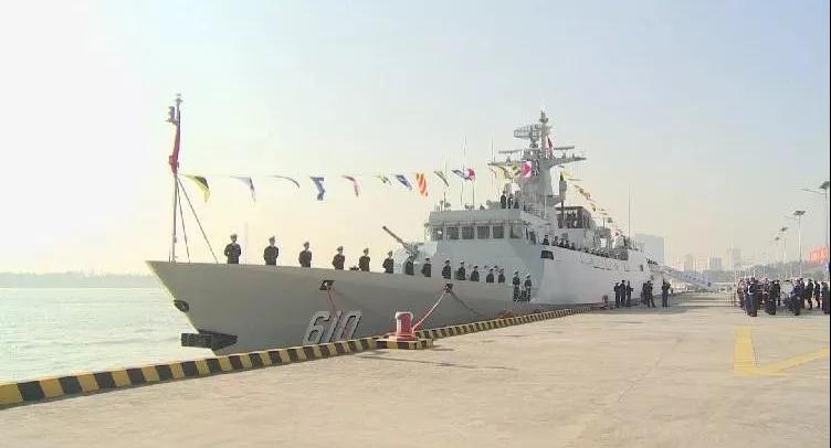 朔州舰入列——中国海军建设的崭新篇章，中国海军朔州舰入列，开启海军建设崭新篇章