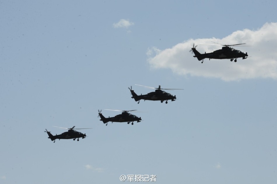和平使命2014陆航，展现中国力量的空中之旅，和平使命2014陆航，中国力量的空中展示