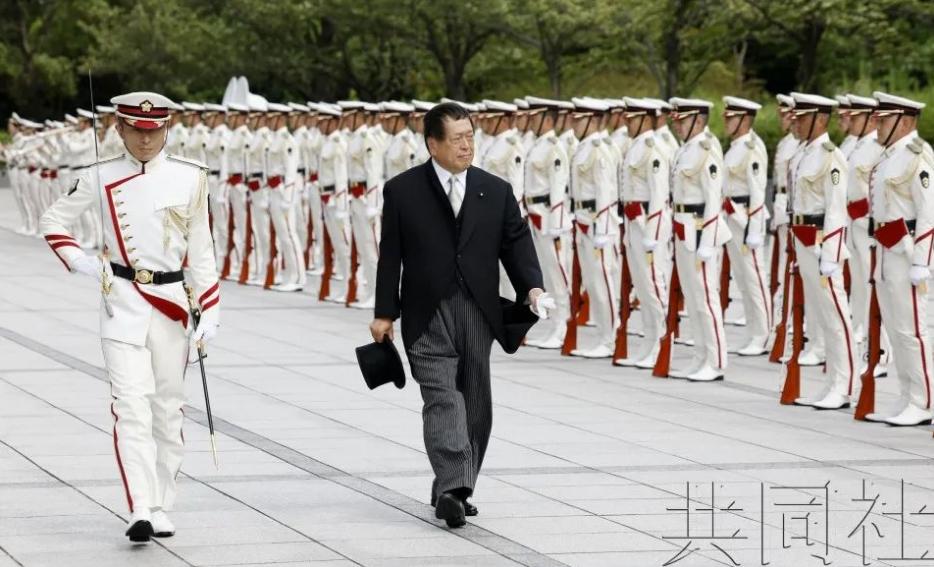 日本三军仪仗队图片，展现军威与荣耀的象征，日本三军仪仗队图片，军威与荣耀的展现