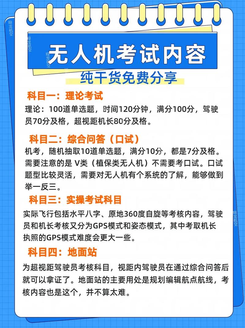 无人机驾照考试内容详解，无人机驾照考试全面解析