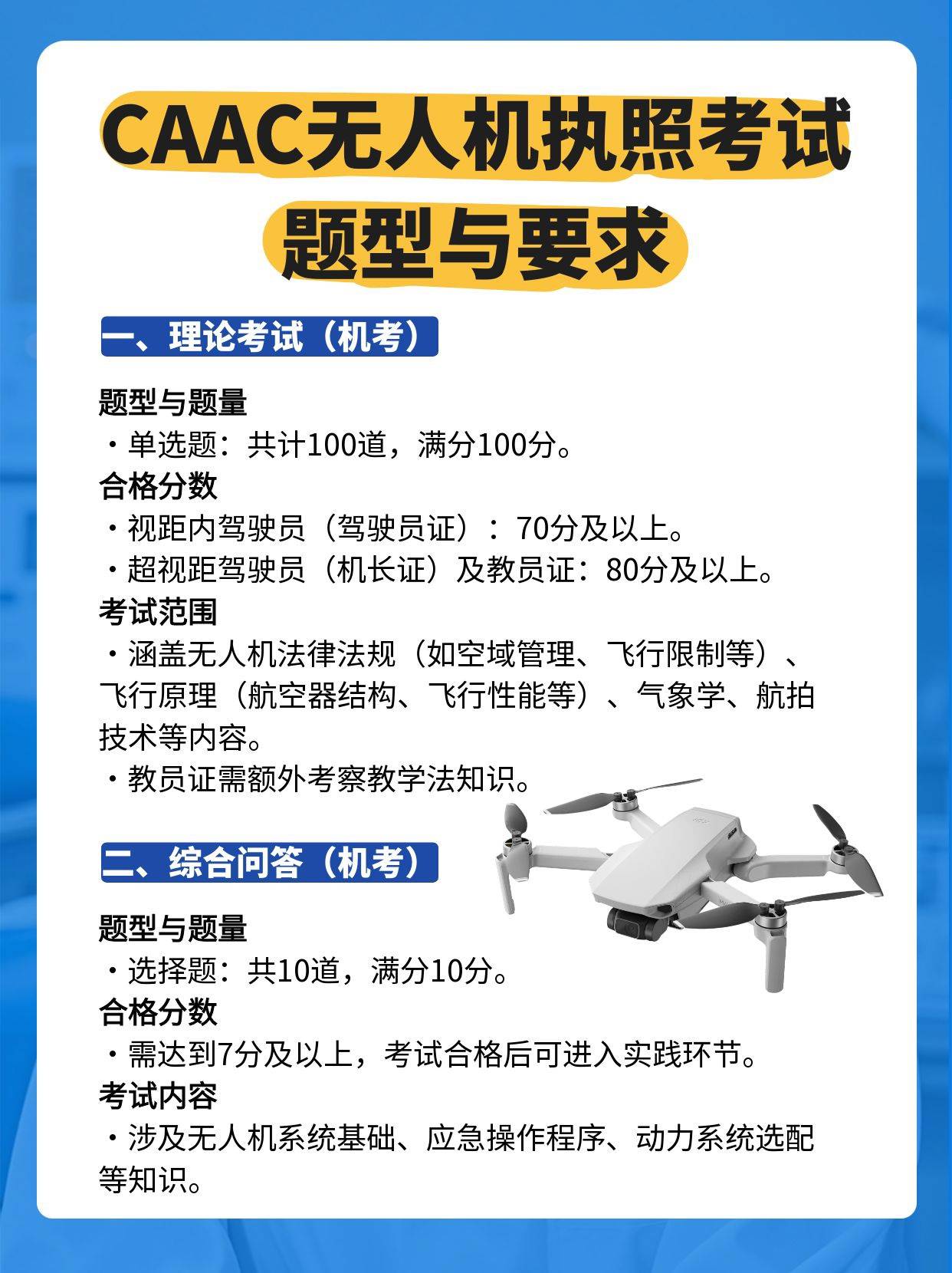 无人机驾照考试内容详解,无人机驾照考试全面解析