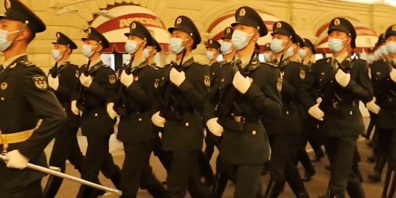 解放军参加俄罗斯阅兵