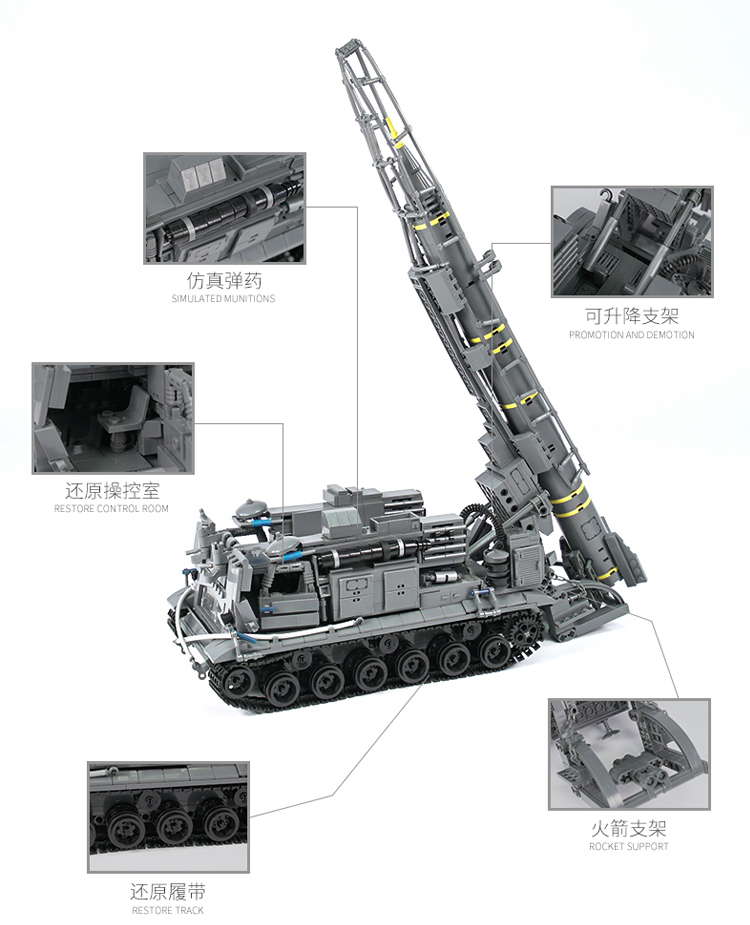 古斯塔夫巨炮乐高模型