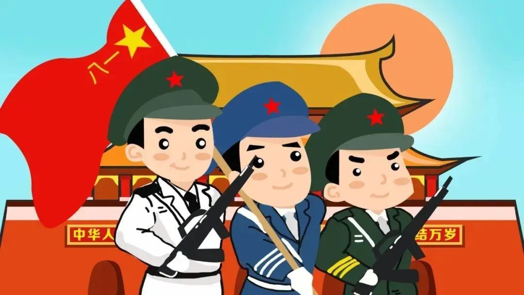 中国人民解放军动漫图片,英雄形象的数字化呈现,中国人民解放军英雄形象的数字化呈现,动漫图片展现风采