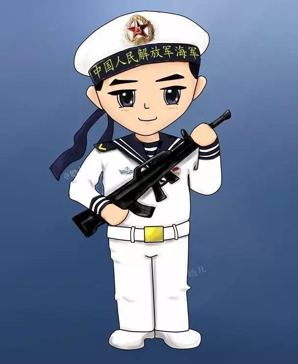 中国人民解放军动漫图片，英雄形象的数字化呈现，中国人民解放军英雄形象的数字化呈现，动漫图片展现风采