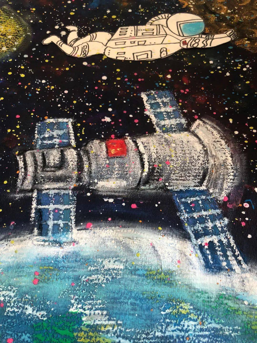 探索航空航天绘画作品，艺术与科学的完美结合，航空航天绘画作品，艺术与科学的绝美融合之旅