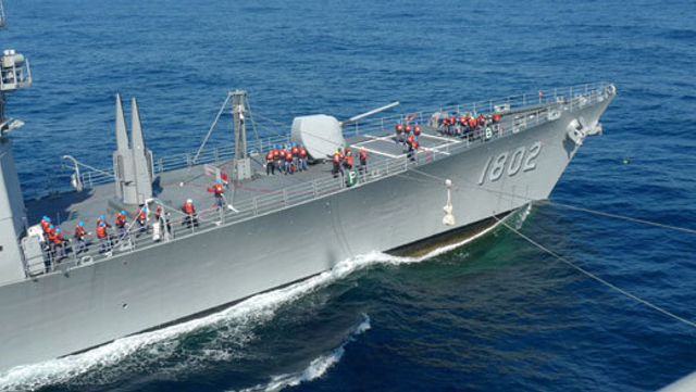 泉州舰真实照片,展现中国海军力量的生动写照,泉州舰实拍照片,中国海军力量的生动展现