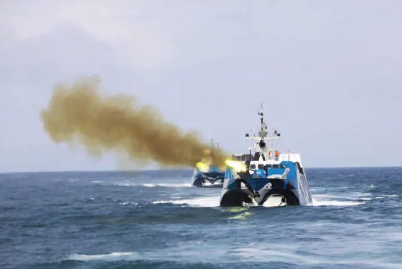 海军新力量，一百艘导弹快艇，海军新力量，百艘导弹快艇展示强大实力