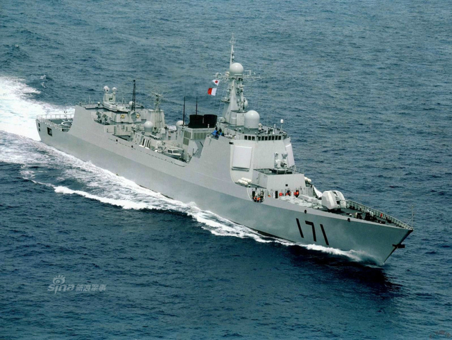 军舰171号，中国海军力量的骄傲，中国军舰171号，海军力量的骄傲典范