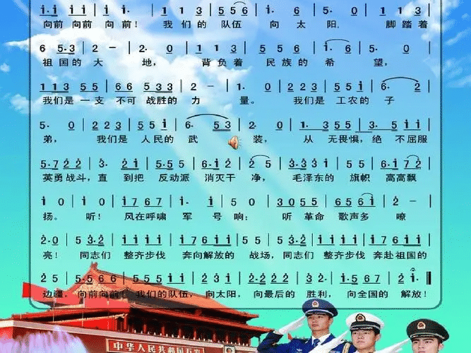 部队常用军歌，激发士气，传承精神的旋律，部队军歌，激发士气，传承精神的旋律之力