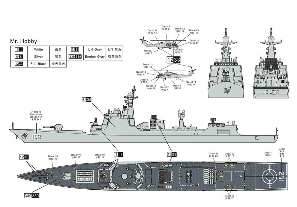 探究纸模艺术,以052c纸模为例,探究纸模艺术,以052C纸模为例