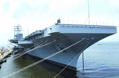 大型航母排水量