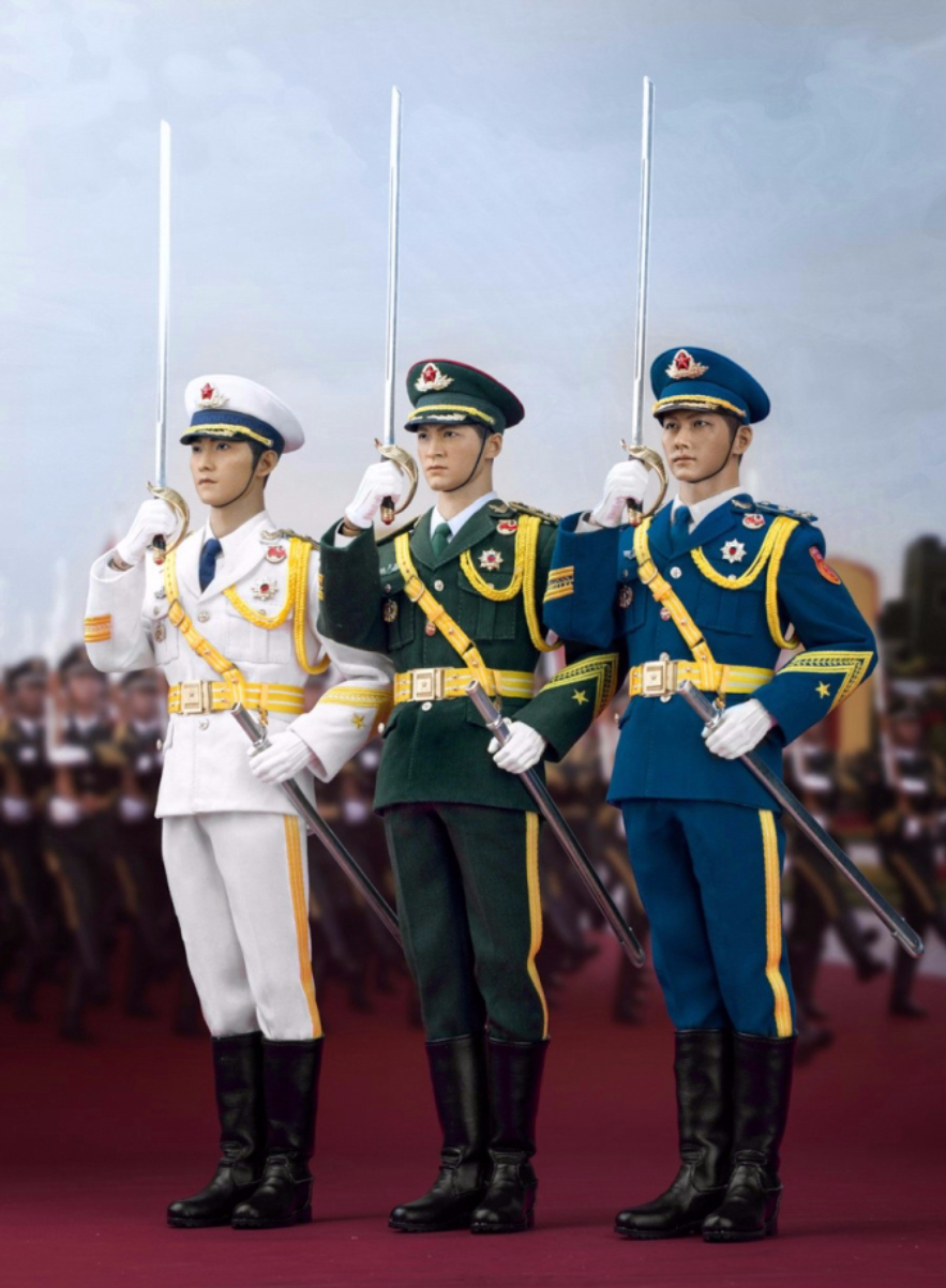 三军仪仗队图片竖版,荣耀的象征与精神的展现,三军仪仗队竖版图片,荣耀与精神的象征展现