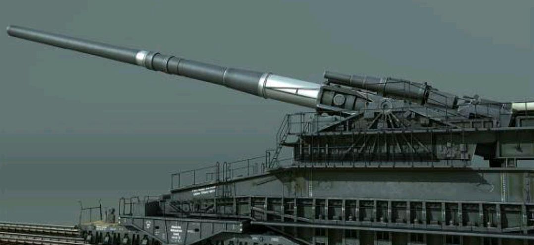 古斯塔夫巨炮,壮丽之形与震撼之力,古斯塔夫巨炮,壮丽形态与震撼力量的完美结合