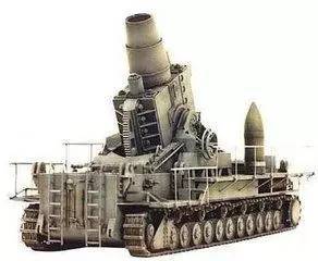 卡尔臼炮与巨鼠P1000,两种巨型武器的较量,卡尔臼炮与巨鼠P1000,巨型武器对决