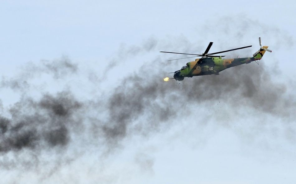 直升机仰射火箭弹,现代战争中的空中制胜武器,现代战争中的制胜空中武器,直升机仰射火箭弹