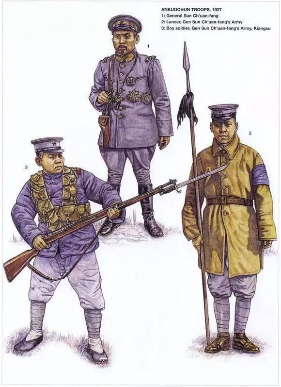 民国各军阀的军服,民国军阀军服概览