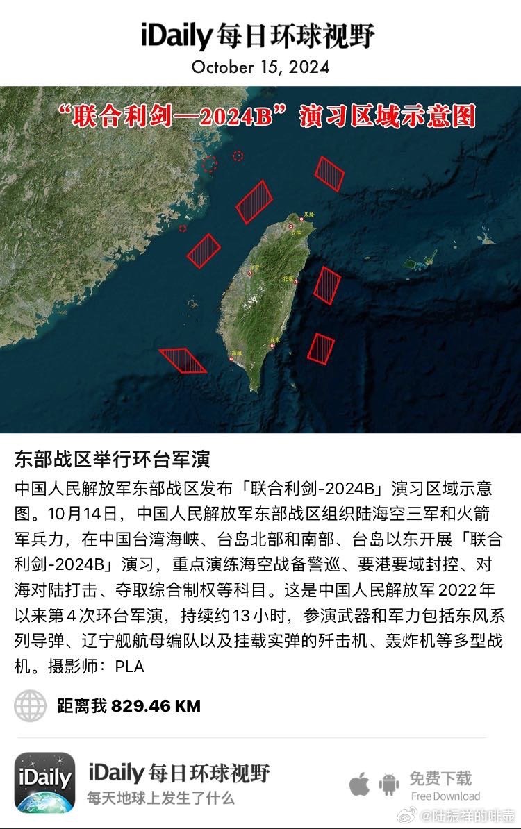 环台军演2024B，深化区域安全合作，展现捍卫和平决心，环台军演2024B，深化区域合作，坚定捍卫和平的决心的演习