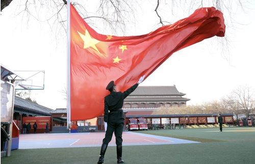 国旗护卫队张自轩，荣耀与使命的诠释者，国旗护卫队张自轩，荣耀与使命的守护者