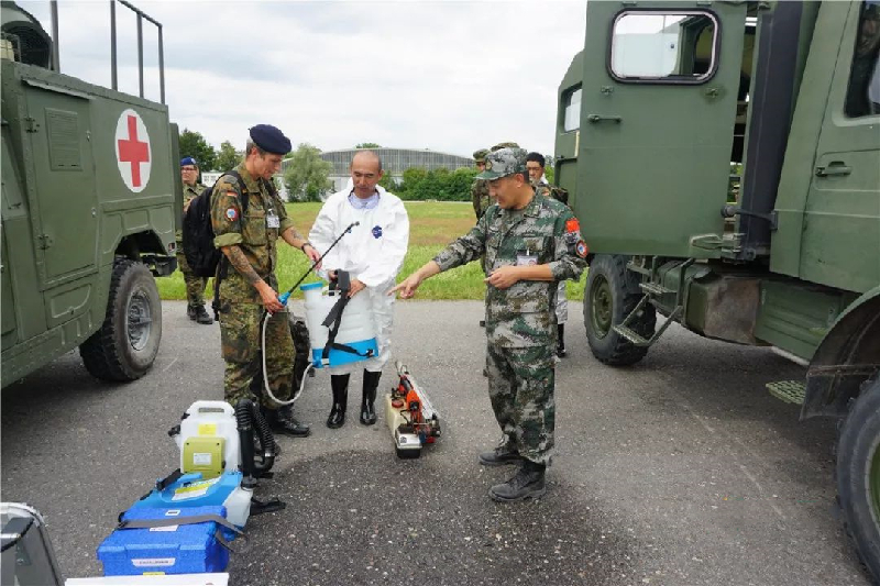 中德卫勤实兵联合演习，深化合作，共筑安全屏障，中德卫勤实兵联合演习，深化合作共筑安全屏障