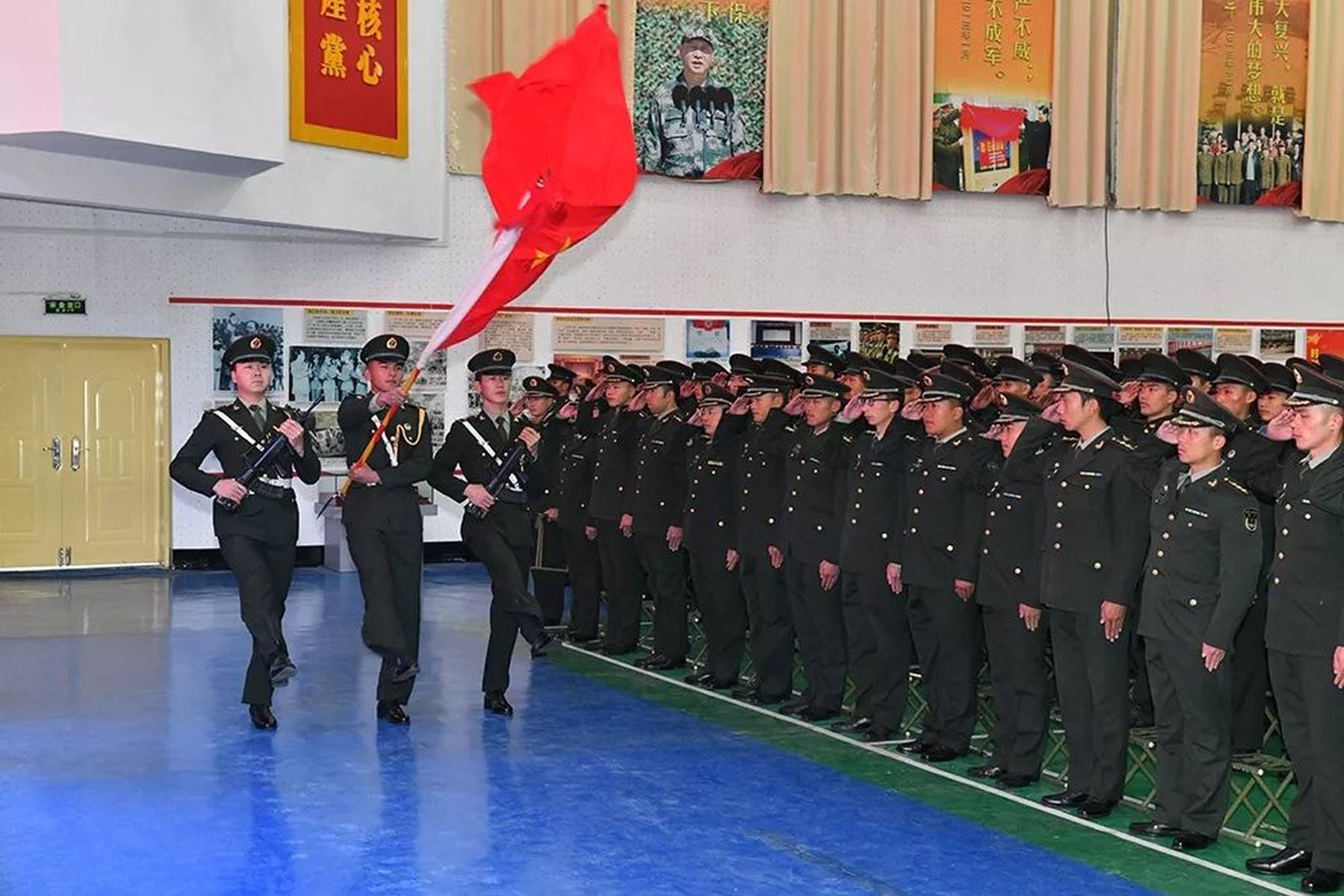 正式入列，迈向新征程的步伐，正式入列，新征程的启航