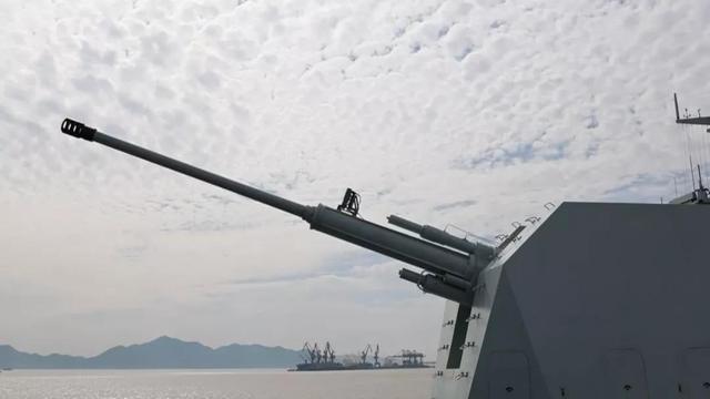 温州舰主炮,中国海军力量的象征,中国海军力量象征,温州舰主炮展现实力