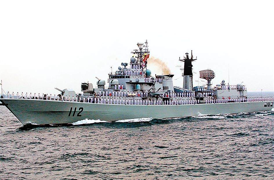 中国海军新篇章，121驱逐舰正式入役，中国海军新篇章，121驱逐舰正式入役，开启新航程