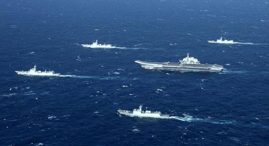 五大航母集群逼近中国海域，国际局势下的战略博弈与挑战分析，五大航母集群逼近中国海域，战略博弈与挑战分析下的国际局势观察