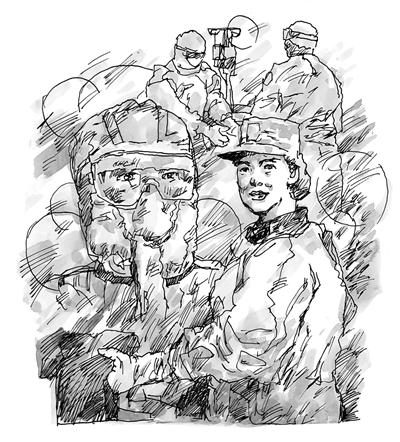 中国女兵照片、抗疫图片大全与简笔画,展现力量与希望的艺术,图片集锦,中国女兵、抗疫瞬间与简笔画,展现力量与希望的艺术风采