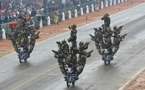 印度阅兵中的神秘部队，探索未知的力量象征，印度阅兵中的神秘部队，未知力量的象征探索