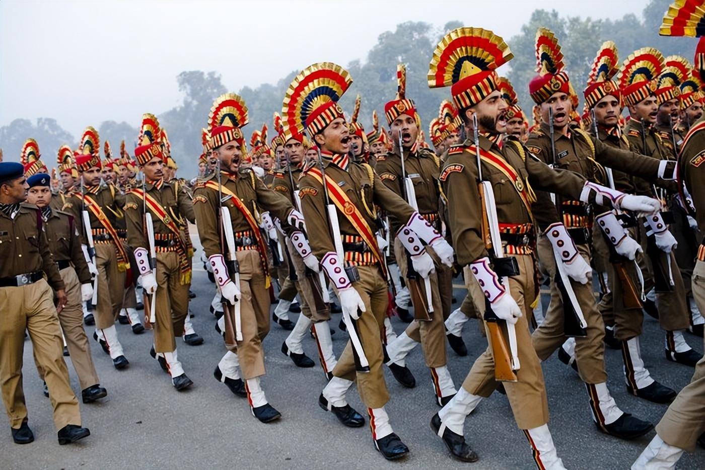 印度阅兵中的神秘部队,探索未知的力量象征,印度阅兵中的神秘部队,未知力量的象征探索