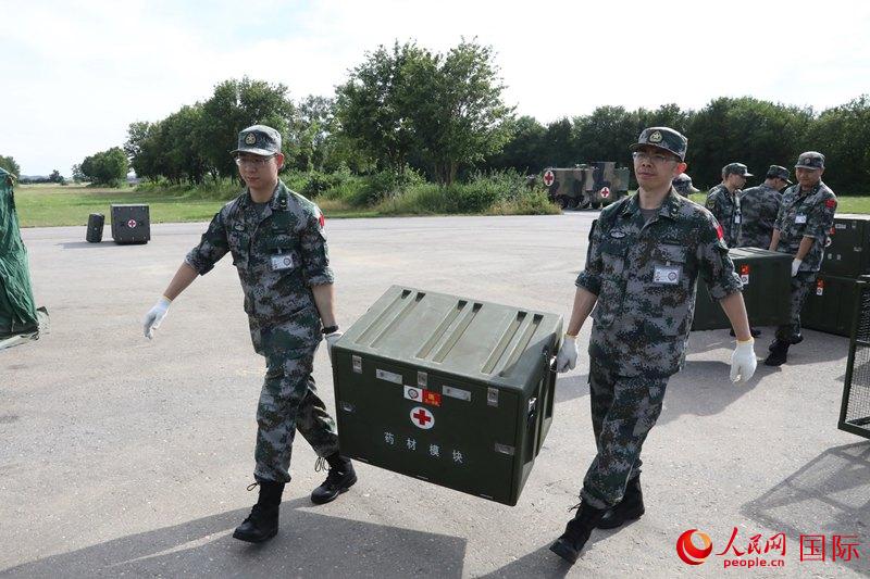 中德卫勤实兵联合演习与石家庄卫生士官的角色展现 2019，中德卫勤实兵联合演习，石家庄卫生士官的角色展现（2019）