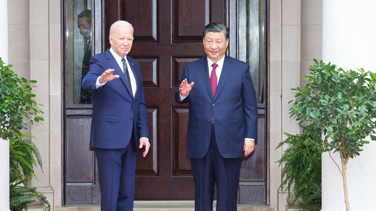 中美会晤中方人员,深化合作,共谋发展,中美会晤深化合作,共谋发展,携手共进