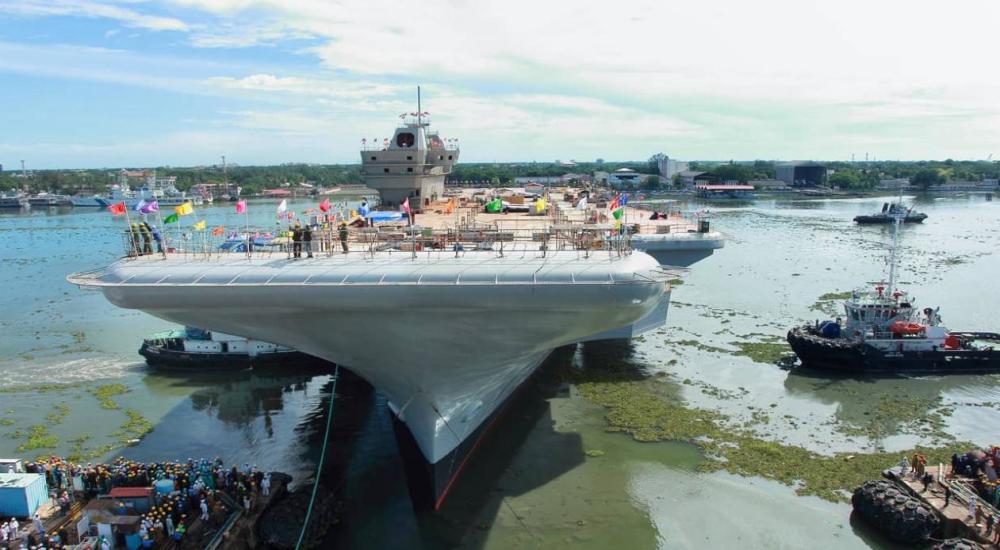 印度航母下水,揭示国家海军力量的发展与未来展望,印度航母下水,海军力量的发展与未来展望