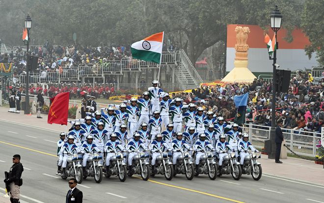 印度阅兵盛典，一窥2023完整版风采，印度阅兵盛典，一探2023完整版风采