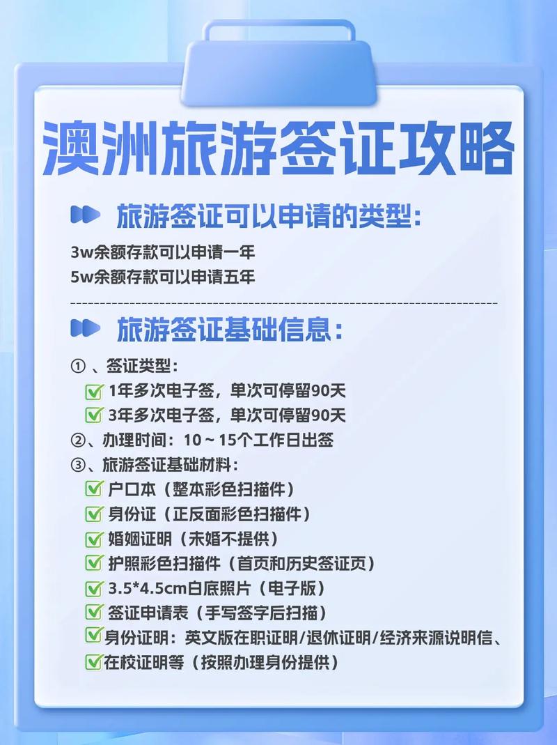澳大利亚旅游签证申请条件详解，澳大利亚旅游签证申请条件全面解析