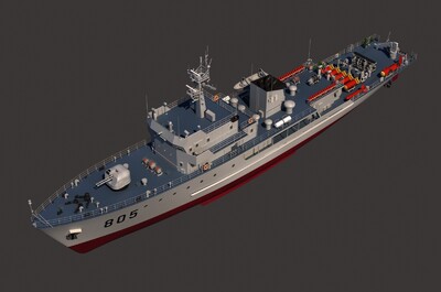 中国海军831扫雷舰，捍卫海洋，守护和平的先锋力量，中国海军831扫雷舰，捍卫海洋和平的先锋力量