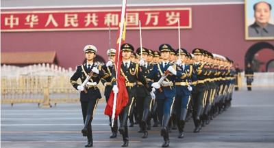 三军仪仗队升国旗仪式，荣耀与庄严的象征，三军仪仗队升国旗仪式，荣耀与庄严的国礼典范