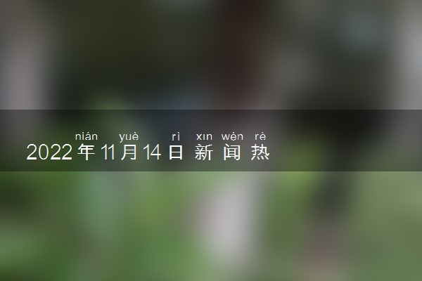 最近新闻大事件回顾，聚焦2022年11月，聚焦2022年11月，大事件新闻回顾