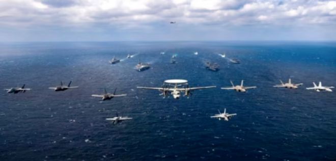 中国海军首秀派出舰队，展示力量与决心，中国海军首秀展示力量与决心，舰队出动彰显大国海军风采